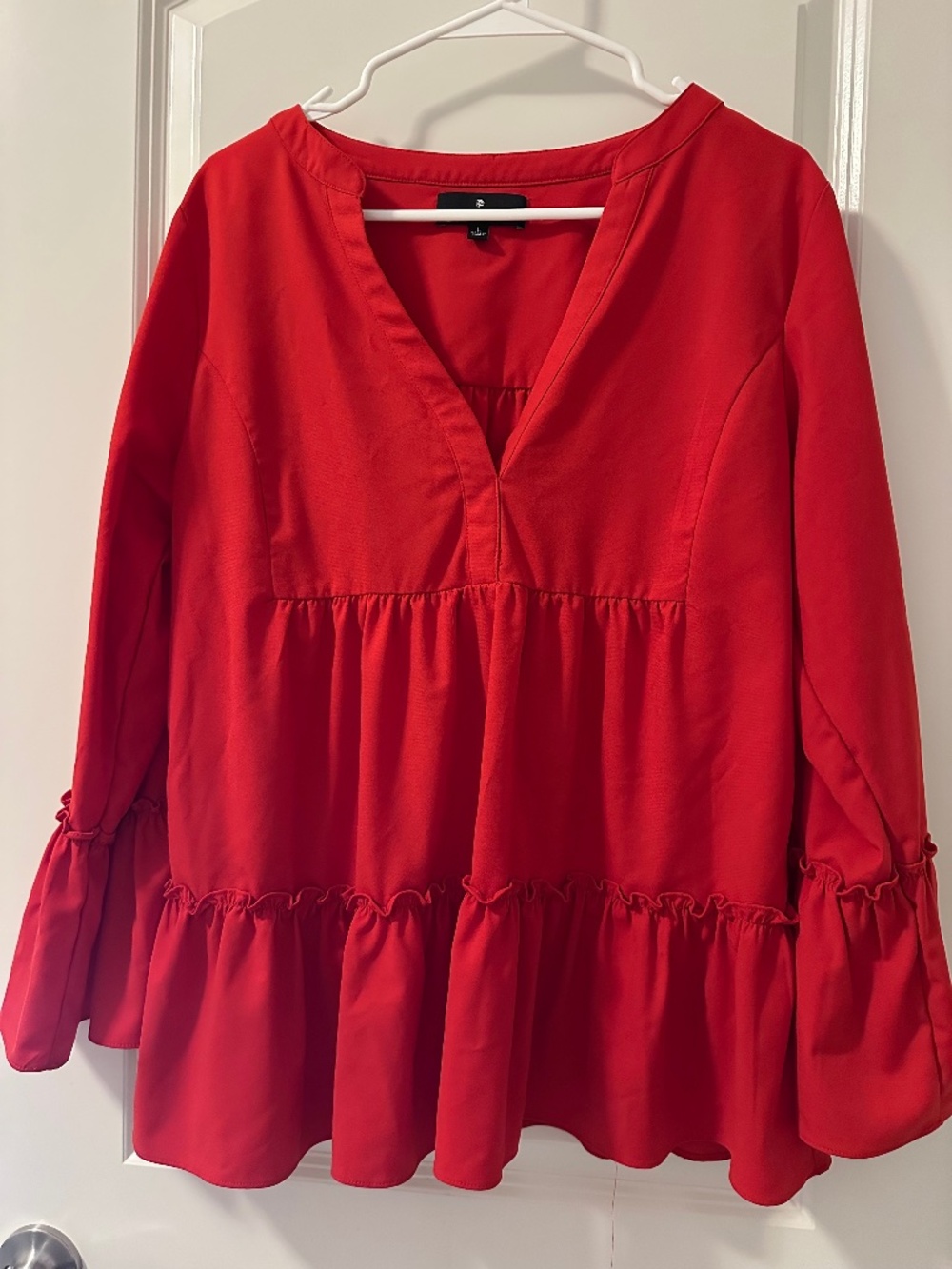 Tuckernuck Pomander Place Kenzo Top in Red Crepe